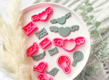 Valentines Heart Love Shape Collection Polymer Clay Cutter | Fondant Cutter | Cookie Cutter